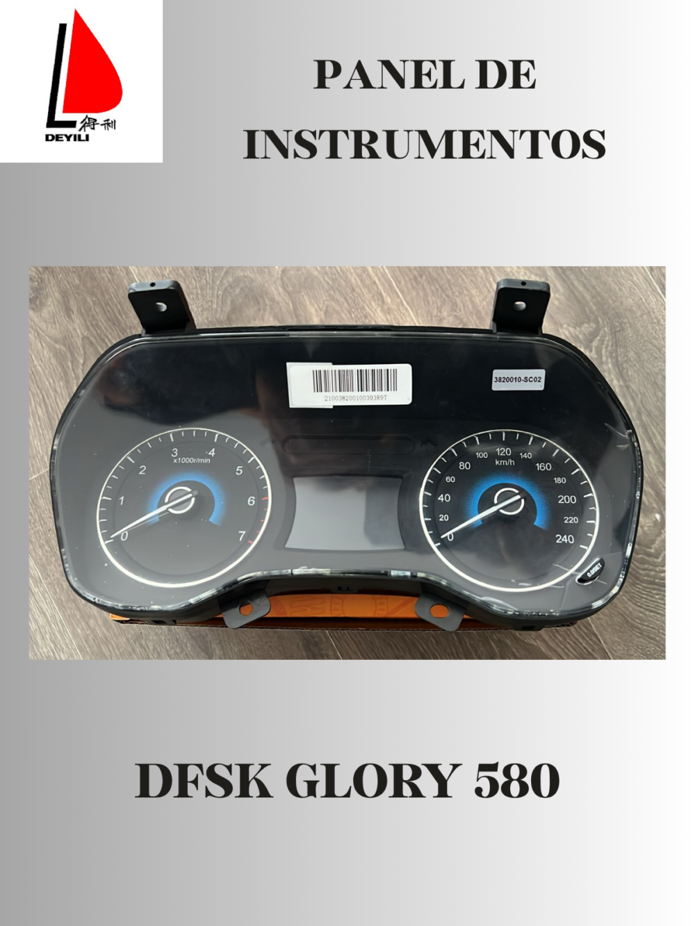 PANEL DE INSTRUMENTOS DFSK GLORY 580