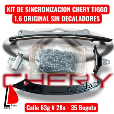 KIT DE SINCRONIZACION CHERY TIGGO 1.6 SIN DECALADORES