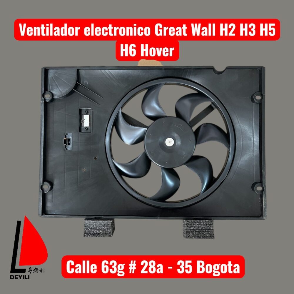 VENTILADOR ELECTRONICO GREAT WALL H2 H3 H5 H6 HOVER