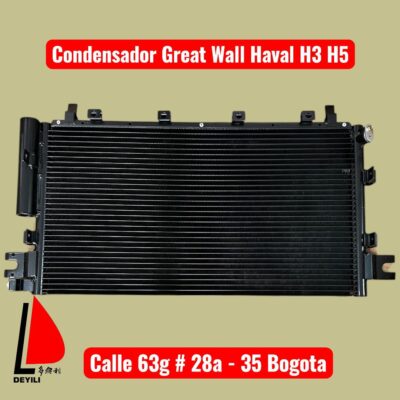 CONDENSADOR GREAT WALL HAVAL H3 H5