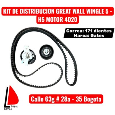 KIT DE DISTRIBUCION GREAT WALL WINGLE 5 HAVAL H5 - 4D20