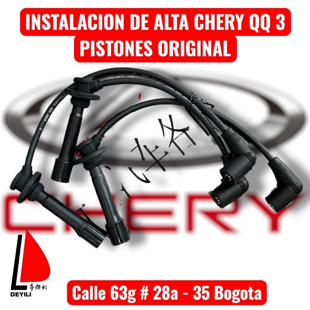 INSTALACION DE ALTA CHERY QQ 3 PISTONES